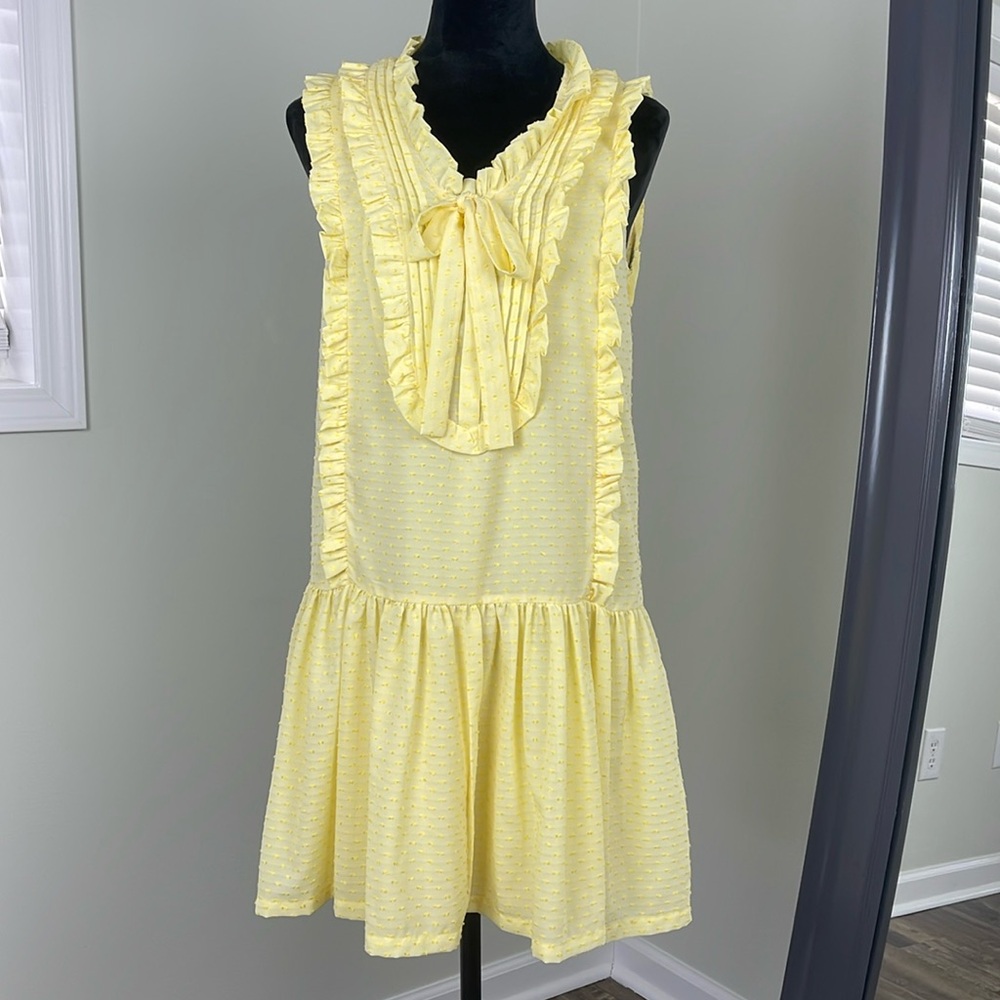 Deby Debo Yellow Sleeveless Dress Ladies Size S